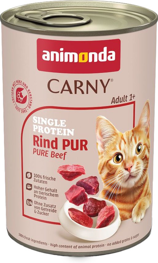 animonda Carny Single Protein Adult 6 x 400 g - Rind pur