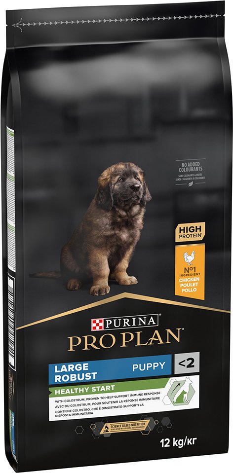 Sparpaket PURINA PRO PLAN 2 x Großgebinde - Large Robust Puppy Huhn & Reis (2 x12)