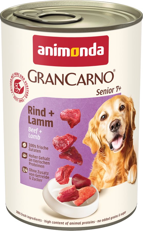 Sparpaket animonda GranCarno Original 12 x 400 g - Senior: Rind & Lamm