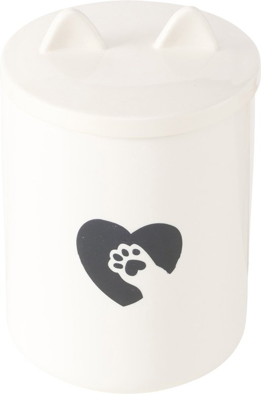 Boltze Vorratsdose Kitten aus Keramik - weiß