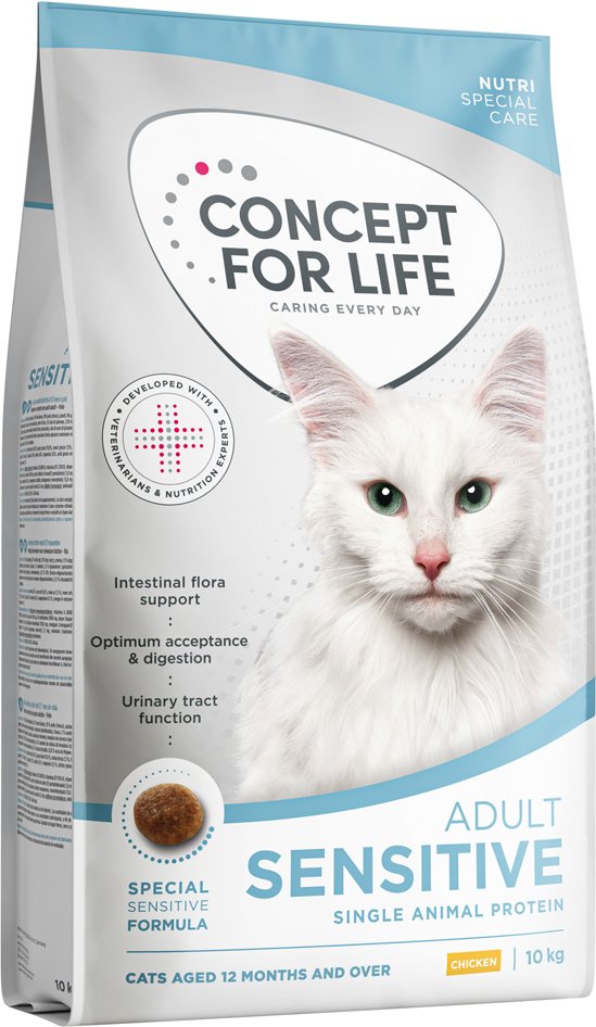 Concept for Life Sensitive Cats Trockenfutter - NEU: Sparpaket 2 x 10 kg