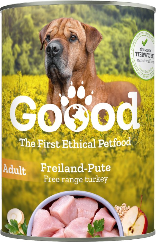 Goood Adult Dog 6 x 400 g - Freiland-Pute