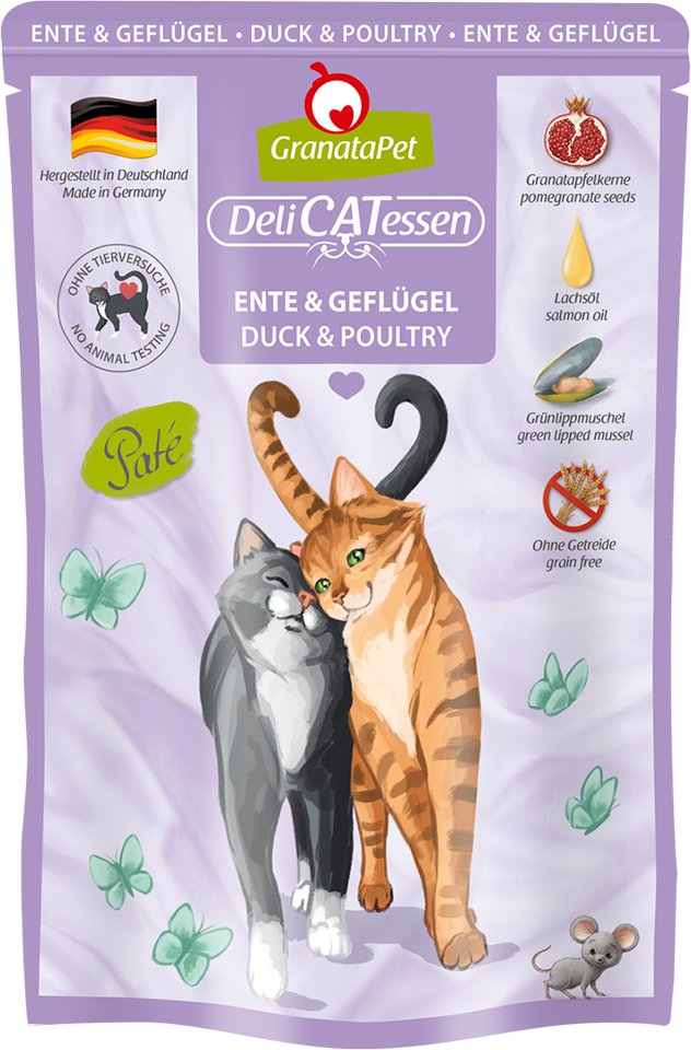 GranataPet DeliCatessen Pouch 24 x 85 g - Ente & Geflügel