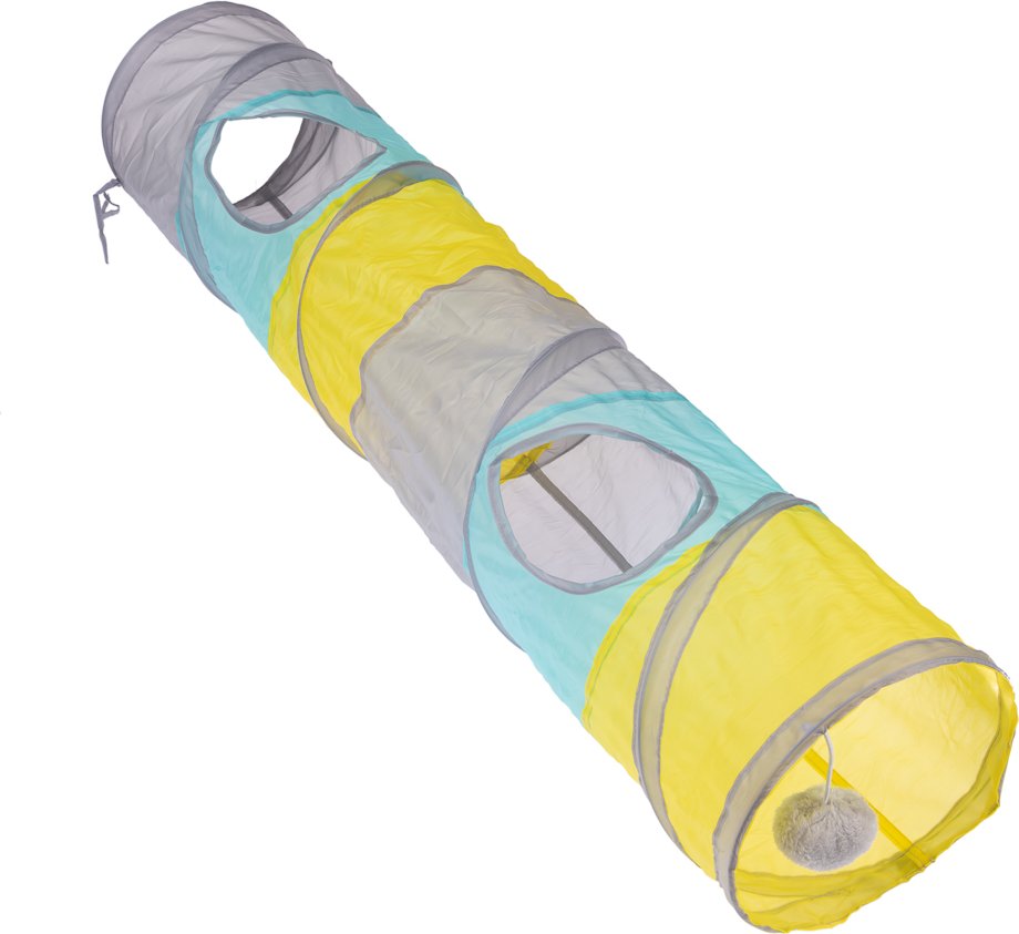 TIAKI Katzentunnel Rakete - L 120 x Ø 25 cm