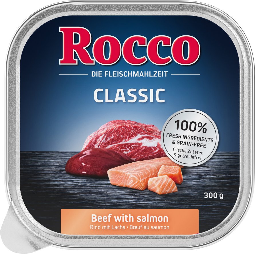 Sparpaket Rocco Classic Schale 27 x 300 g - Rind mit Lachs
