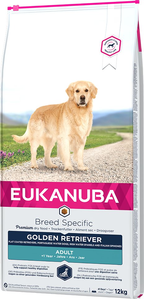 Eukanuba Adult Breed Specific Golden Retriever - Sparpaket: 2 x 12 kg