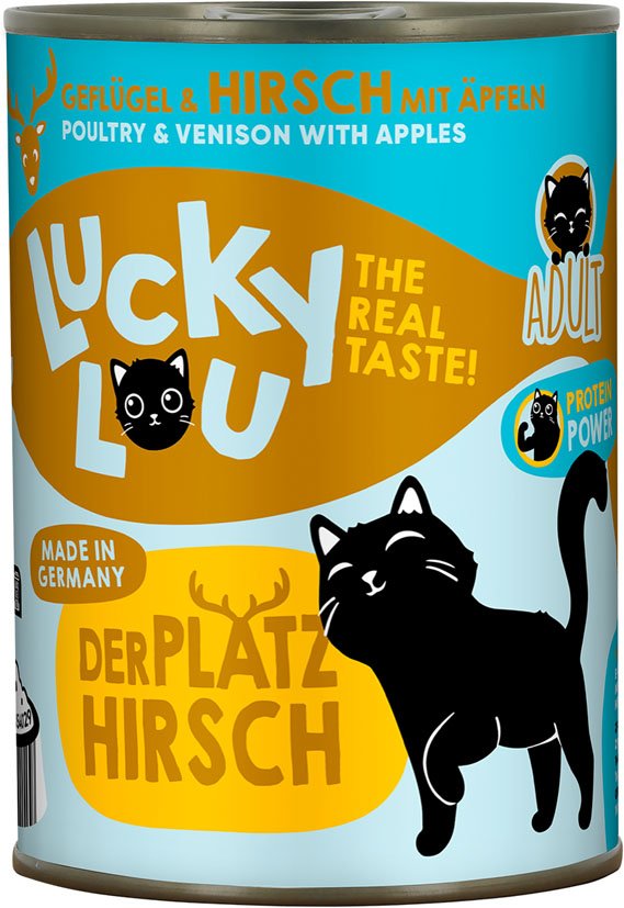 Thumbnail - Lucky Lou Adult 6 x 400 g - Geflügel & Hirsch