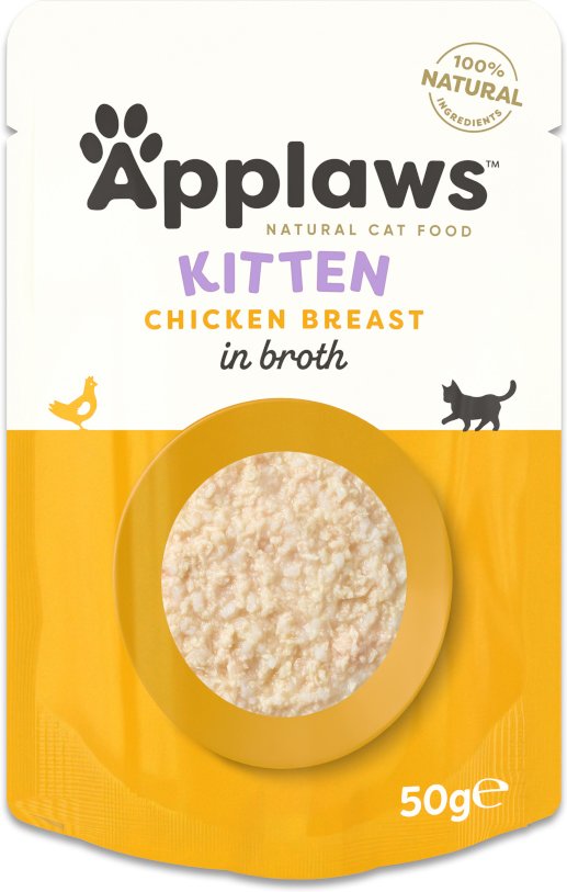 Applaws Natural Kitten in Brühe 12 x 50 g - Hühnerbrust