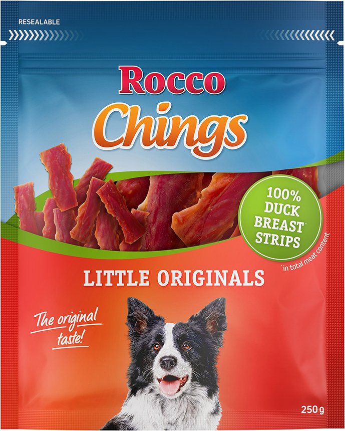 Rocco Chings Little Originals 250 g - in kurzen Streifen - Entenbrust in kurzen Streifen 4 x 250 g
