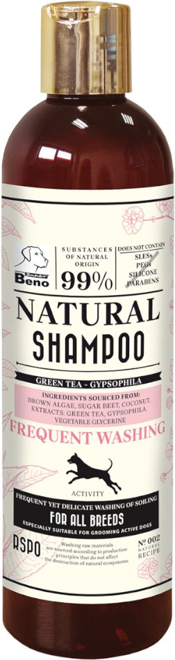 Super Beno Natürliches Shampoo für häufiges Waschen - 300 ml