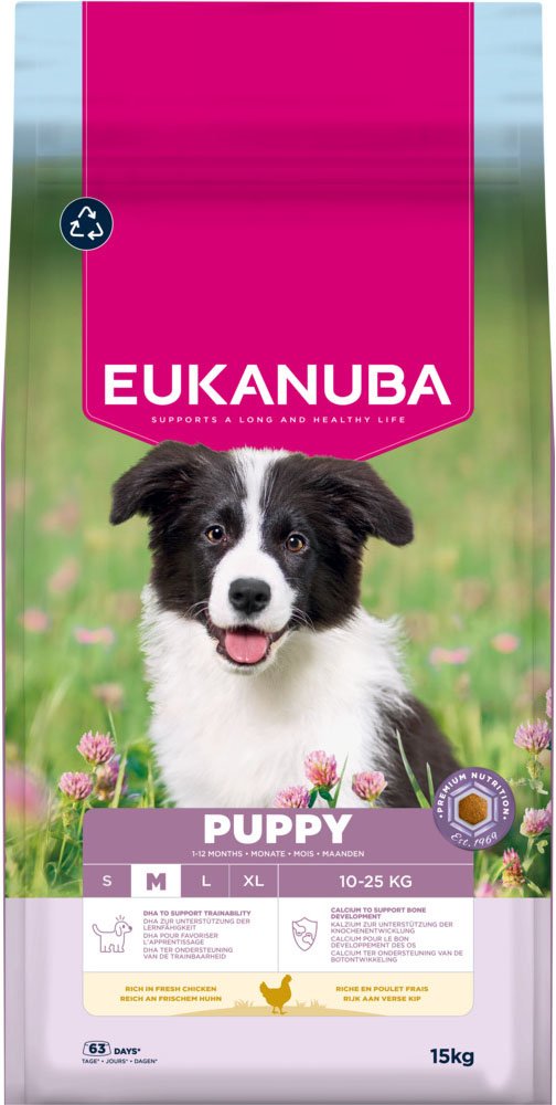 Thumbnail - Eukanuba Premium Nutrition Puppy Medium Breed Huhn - 15 kg