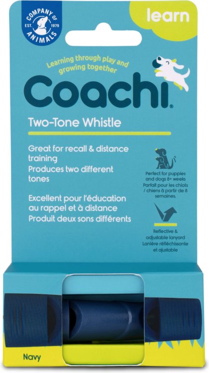 Coachi Doppelton-Hundepfeife - 1 Stück