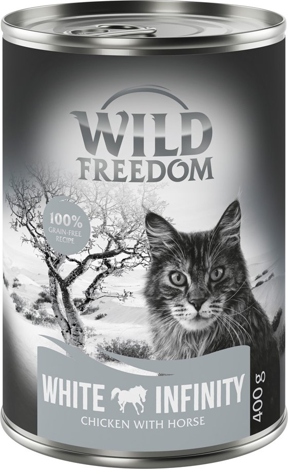 Sparpaket Wild Freedom Adult 24 x 400 g - White Infinity - Huhn & Pferd