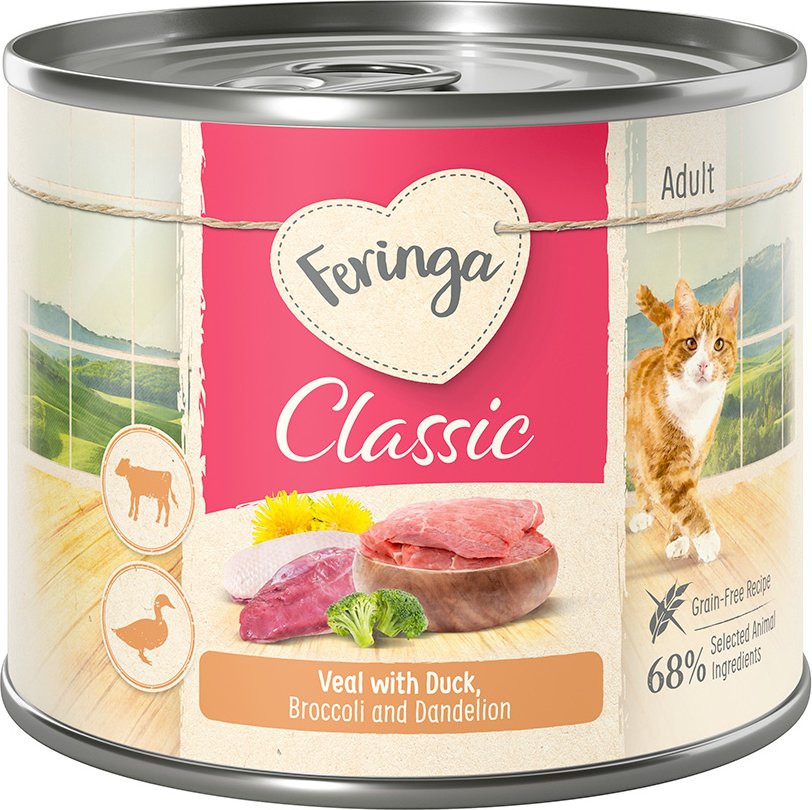 Sparpaket Feringa Classic Meat Menü 24 x 200 g - Ente & Kalb