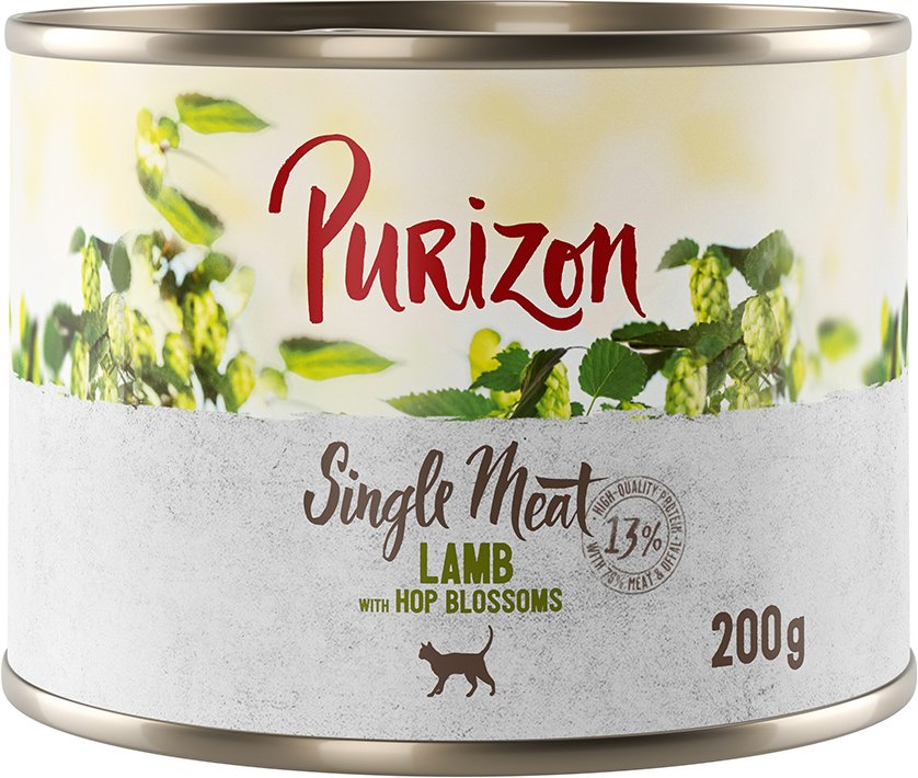 Purizon Single Meat 12 x 200 g - Lamm mit Hopfenblüten