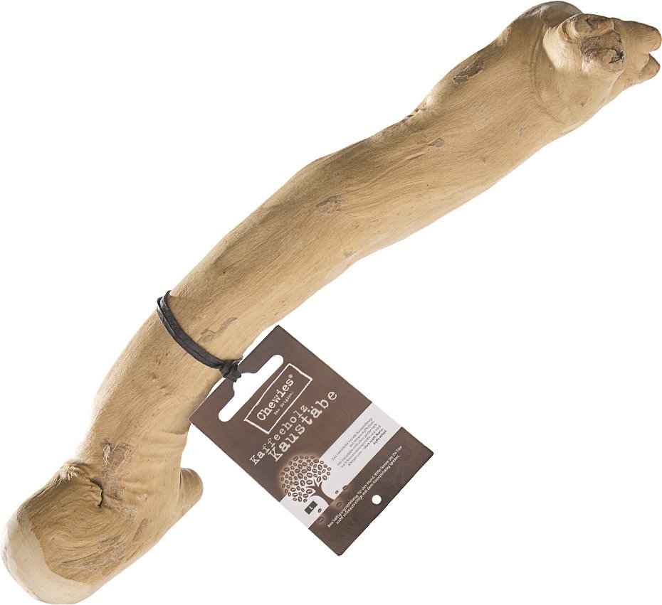 Chewies Kaffeeholz-Hunde-Kaustab - Sparpaket: 2 x Größe L für Hunde