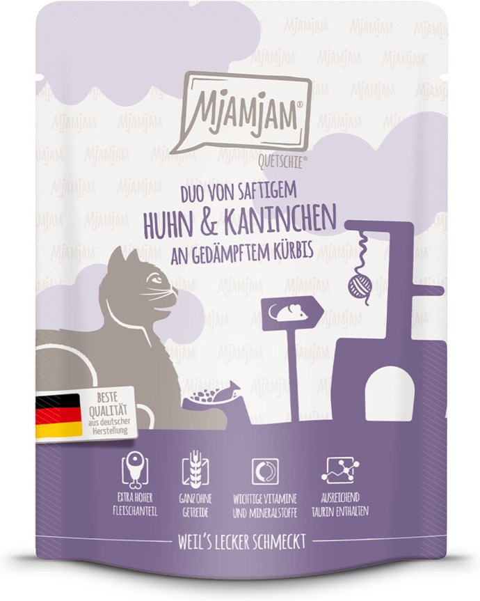Thumbnail - Sparpaket MjAMjAM Quetschie 24 x 300 g - Huhn & Kaninchen