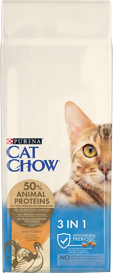 PURINA Cat Chow Special Care 3in1 mit Truthahn - 15 kg