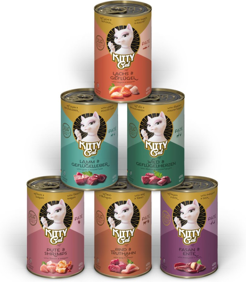 Sparpaket KITTY Cat Adult Pate 24 x 400 g - Mixpaket II (6 Sorten)