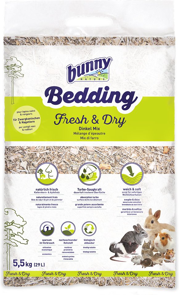Bunny Bedding Fresh & Dry - Sparpaket: 2 x 29 l (11 kg)