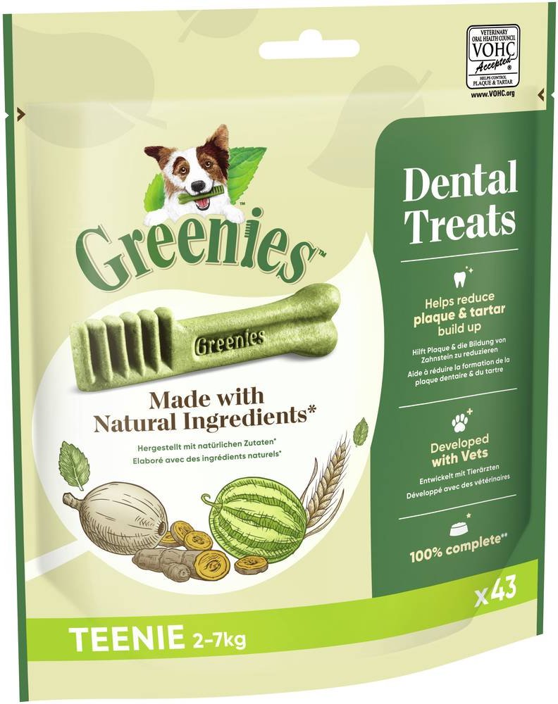 Sparpaket Greenies Zahnpflege-Kausnacks für Hunde 3 x 85 g / 170 g / 340 g - Teenie (3 x 340 g)