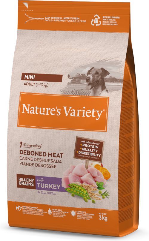 Nature's Variety Healthy Grains Adult Mini Truthahn - 3 kg