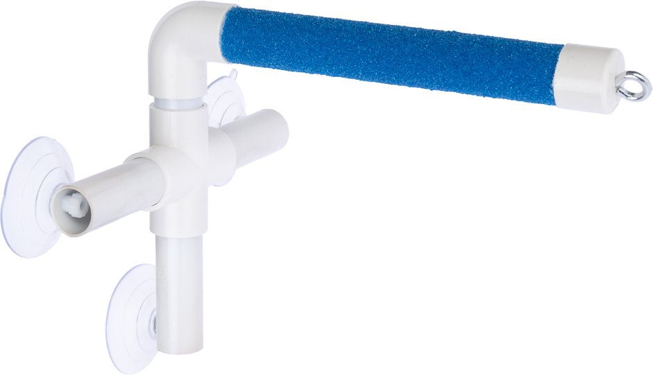 TIAKI Vogelsitzstange für Fenster & Dusche - Ø 2,5 x L 22 cm