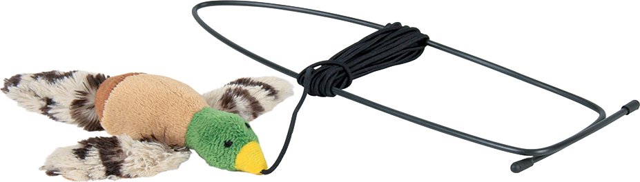 Trixie Katzenspielzeug Vogel für Türrahmen - Sparpaket: 2 Stück