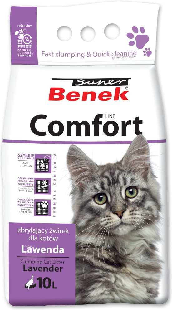 Super Benek Comfort Lavender - Sparpaket: 2 x 10 L