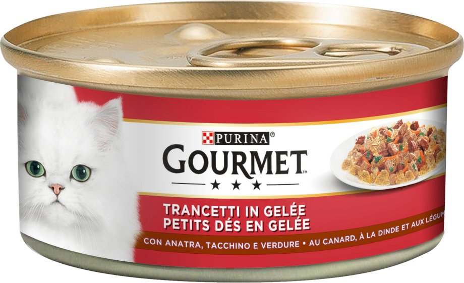 Gourmet Nassfutter 24 x 195 g - Ente & Truthahn