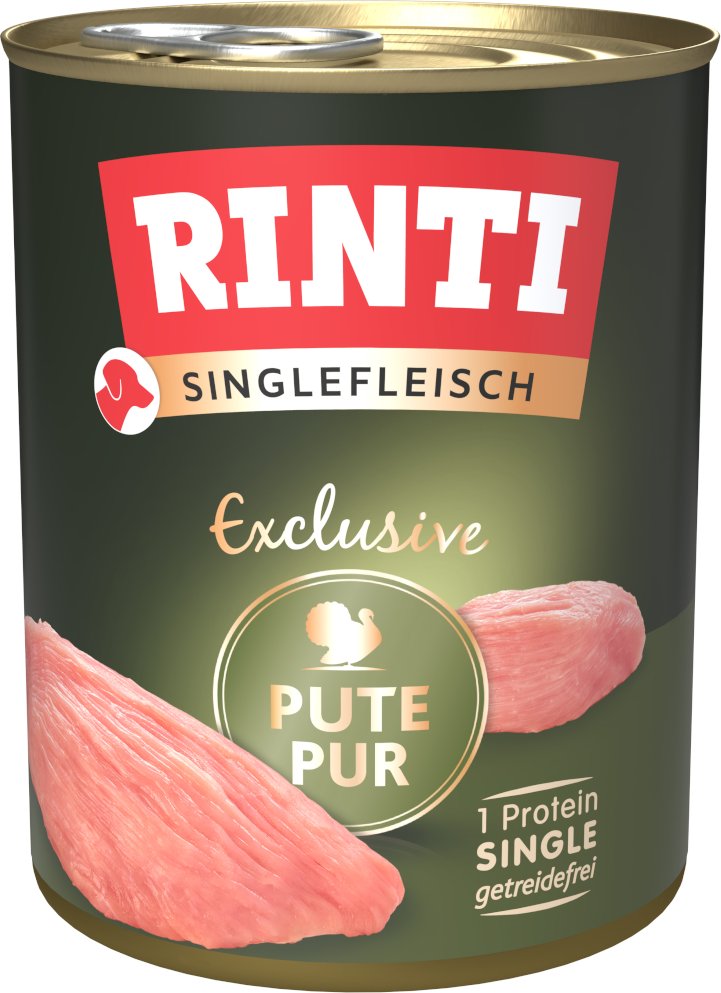 Sparpaket RINTI Singlefleisch 12 x 800 g - Exclusive Pute Pur