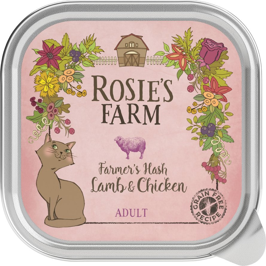 Rosie's Farm Adult 16 x 100 g - Lamm & Huhn