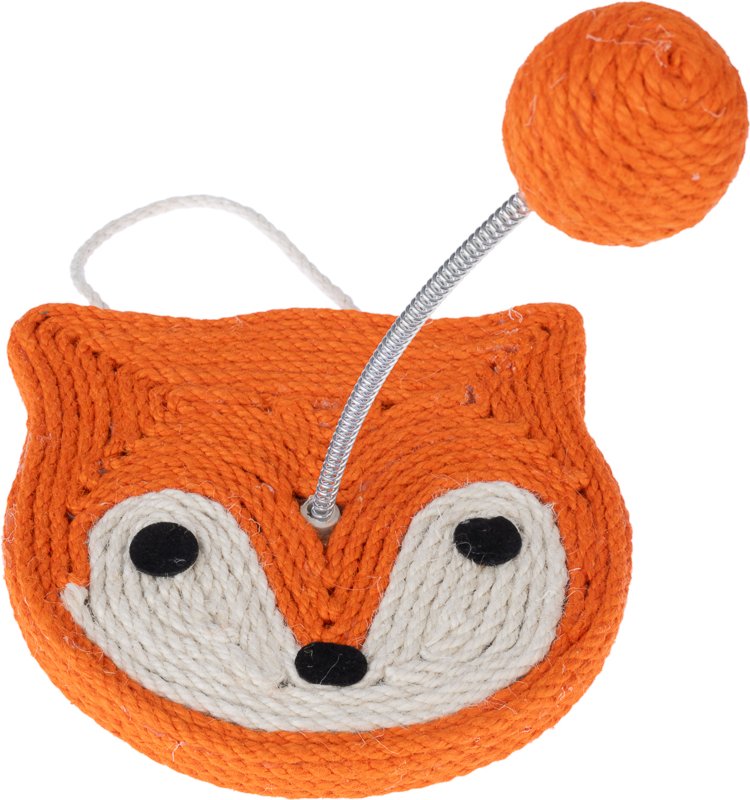 TIAKI Jute-Kratzbrett Fuchs - rot