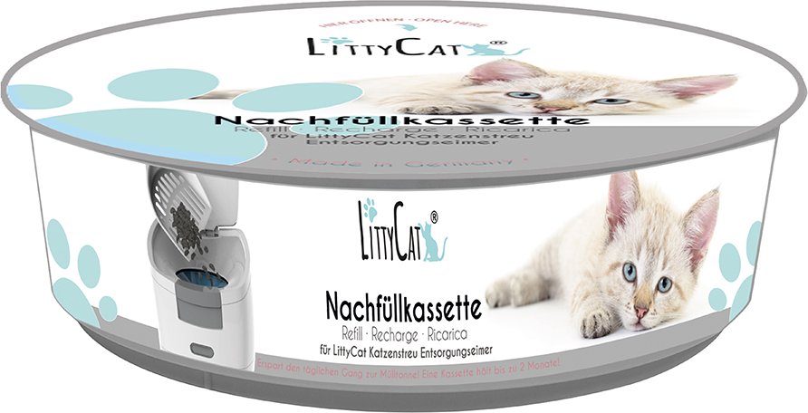 LittyCat Katzenstreu Entsorgungssystem LittyCat Nachfüllkassette (OHNE Entsorgungssystem)