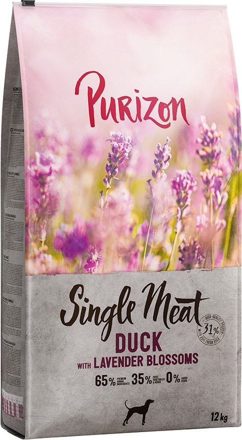 Purizon Single Meat Adult Ente mit Apfel und Lavendelblüten - 12 kg