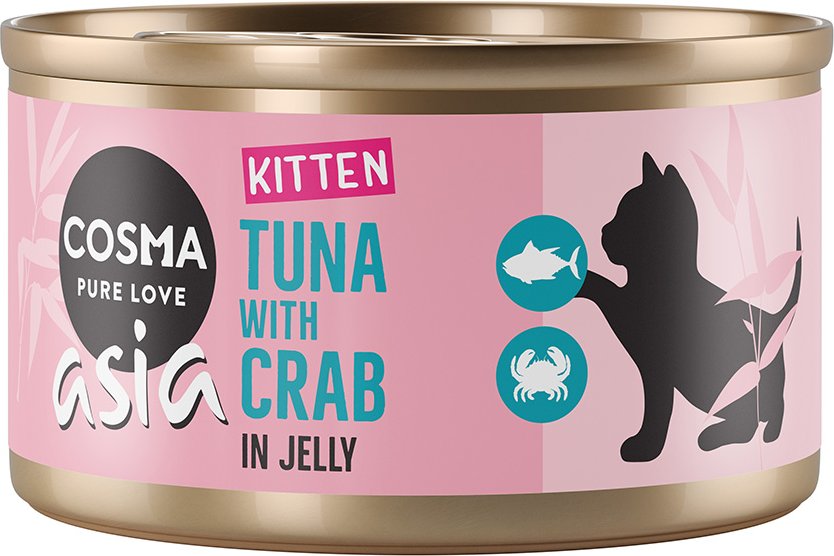 Cosma Asia Kitten 6 x 85 g - Thunfisch mit Krebsfleisch
