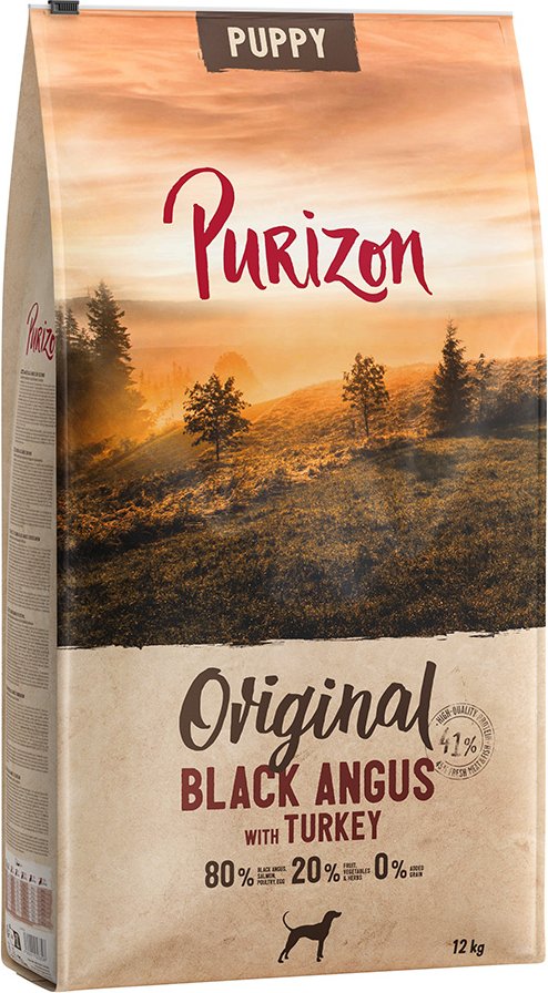 Thumbnail - Purizon Puppy Black Angus mit Truthahn - 2 x 12 kg
