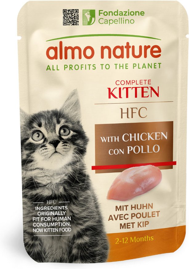 Almo Nature HFC Kitten 6 x 55 g Huhn