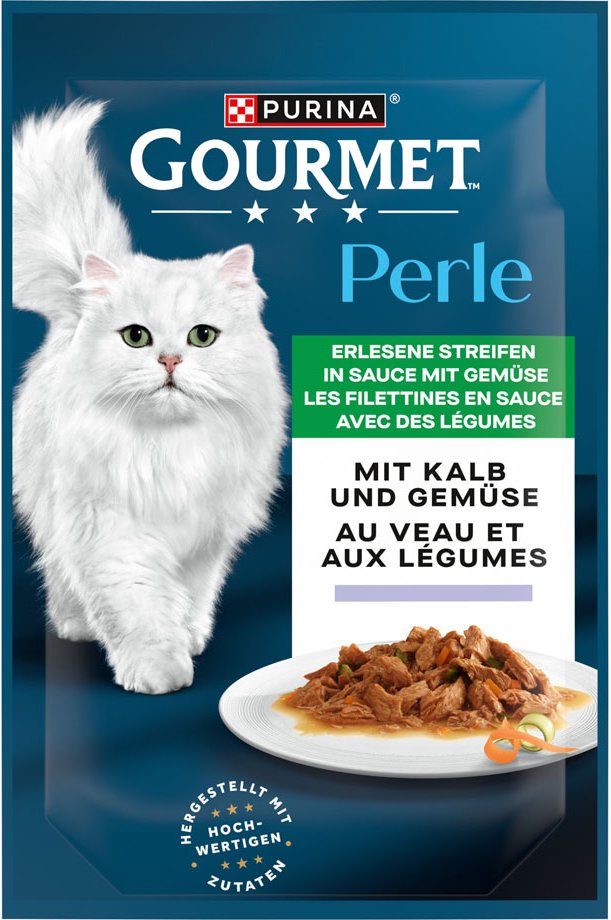 Gourmet Perle 26 x 85 g - Kalb & Gemüse