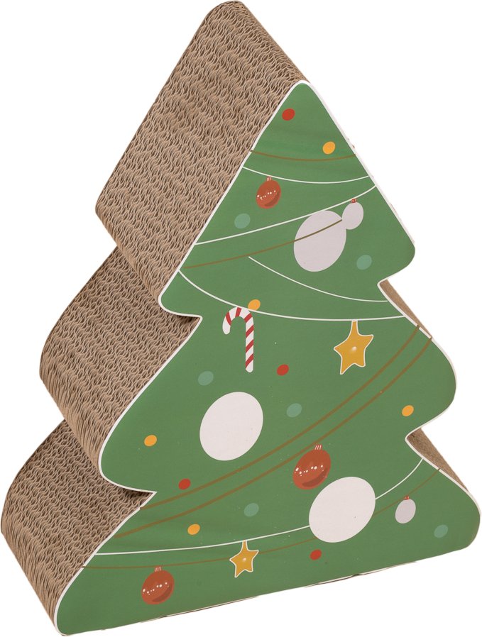 TIAKI Kratzpappe Weihnachtsbaum -  L 40 x B 12 x H 32 cm