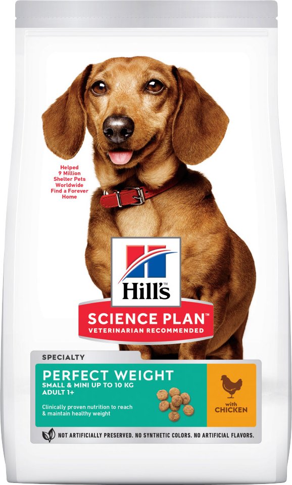 Hill's Science Plan Adult 1+ Perfect Weight Small & Mini mit Huhn - 1,5 kg