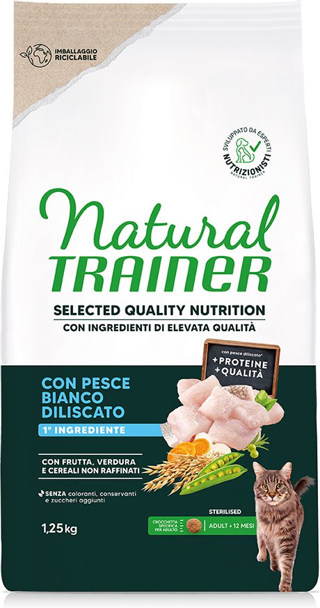 Natural Trainer Selected Quality Nutrition Sterilised Weißfisch - Sparpaket: 2 x 1,25 kg