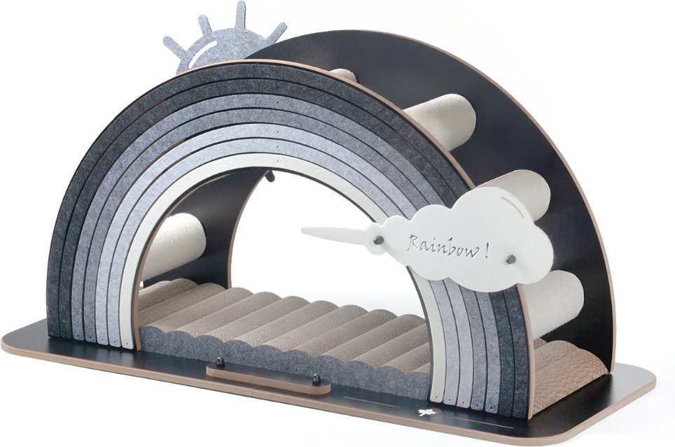 Canadian Cat Company Design-Kratzmöbel Rainbow - grau