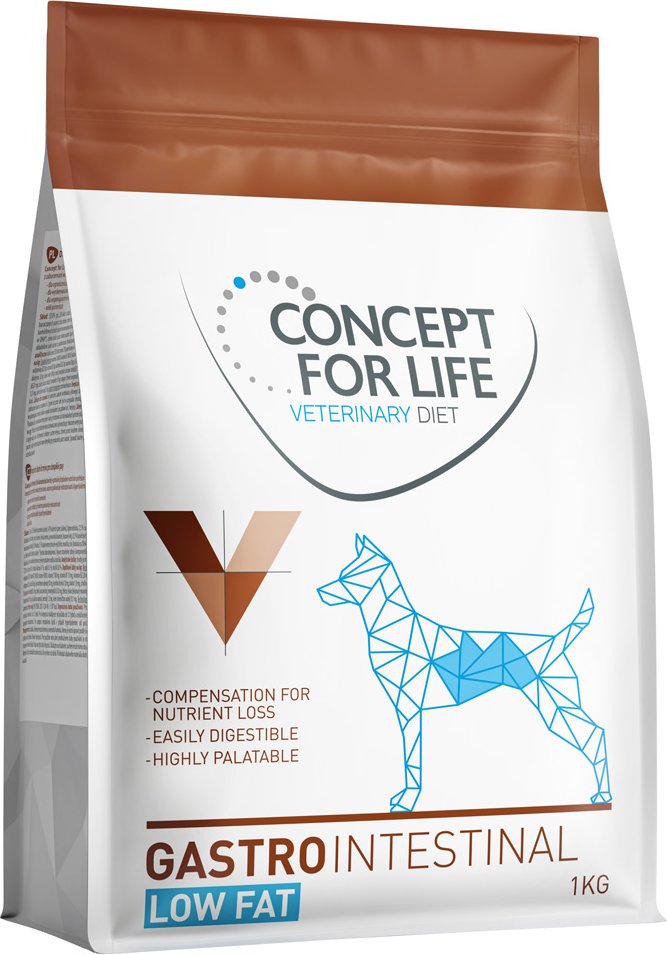 Concept for Life Veterinary Diet Gastrointestinal Low Fat Hundefutter - 1 kg