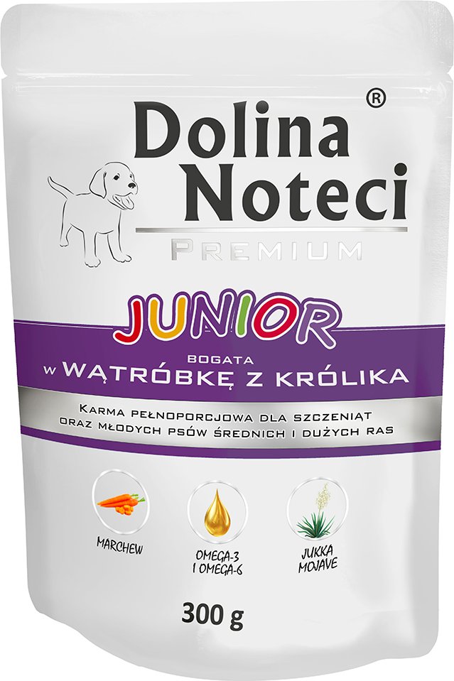 Dolina Noteci Junior 10 x 300 g - reich an Kaninchenleber