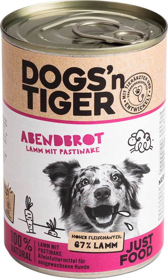 Thumbnail - Dogs'n Tiger Adult 6 x 400 g - Lamm & Pastinake