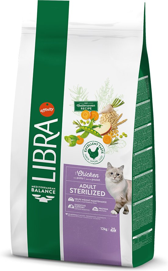 Thumbnail - Libra Cat Adult Sterilized Huhn - Sparpaket: 2 x 12 kg