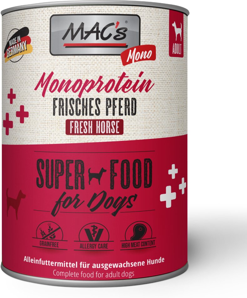 MAC's Mono Sensitive 6 x 800 g - Pferd Pur