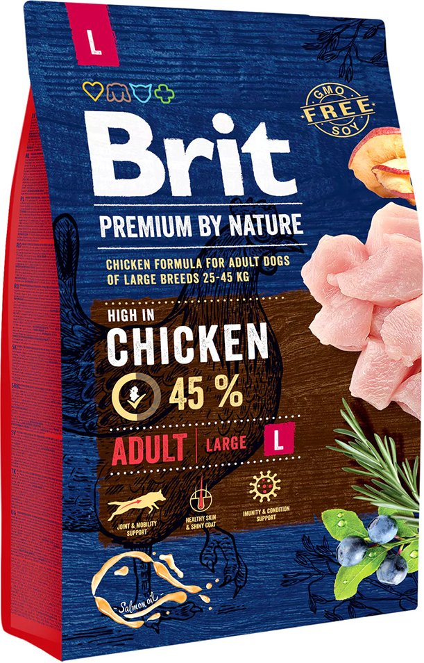 Brit Premium by Nature Adult Large Breed mit Huhn - 3 kg