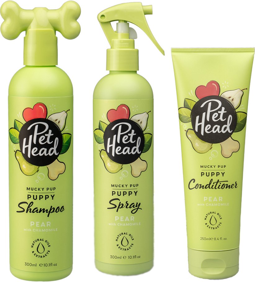 Pet Head Mucky Puppy - Set 3-teiling (Shampoo, Spray, Conditioner)